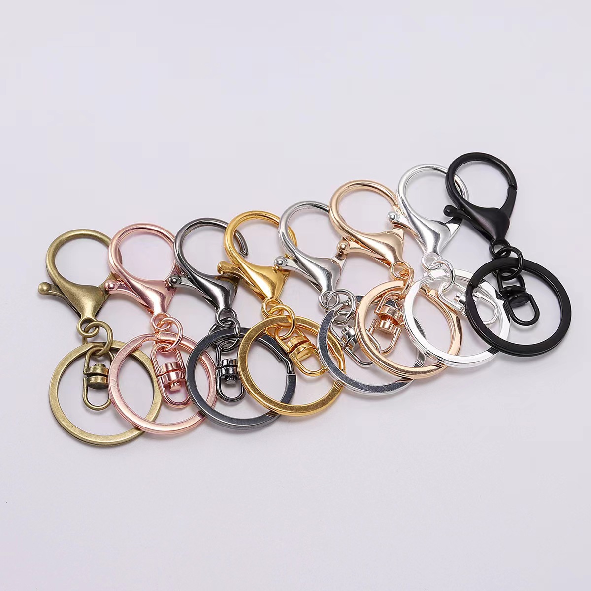 (Ordine Di Pic In Opt, Non Di Desc) Mini Portachiavi Designer Gold Charm Gold O…