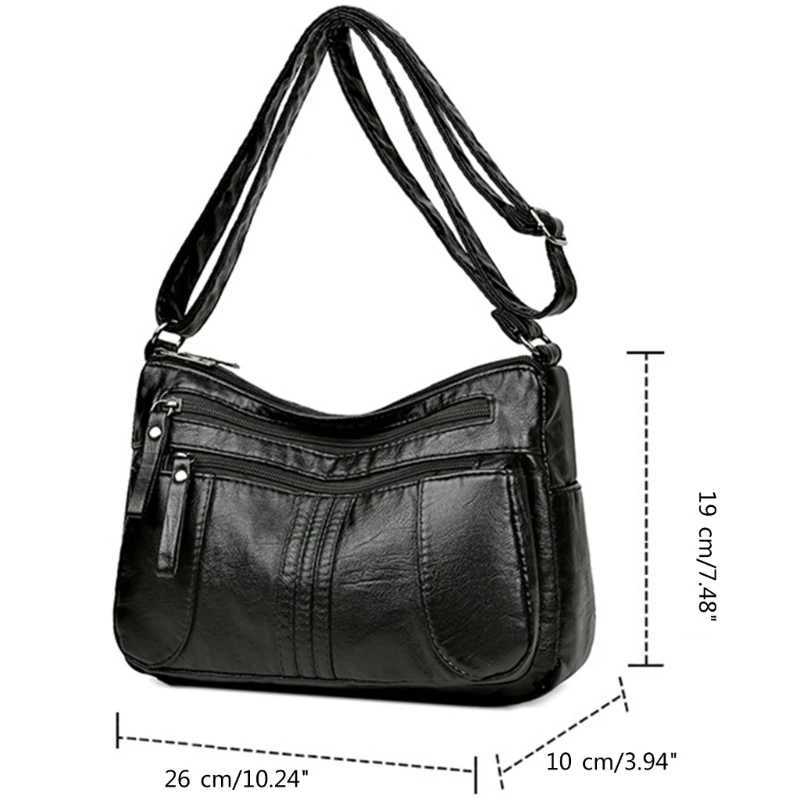 E74B Crossbody Bags For Women Ladies Crossbody Purse Pocketbooks Multi Pocket Shoulder Bag PU Leather Shoulder Purse Handbag XJ250604