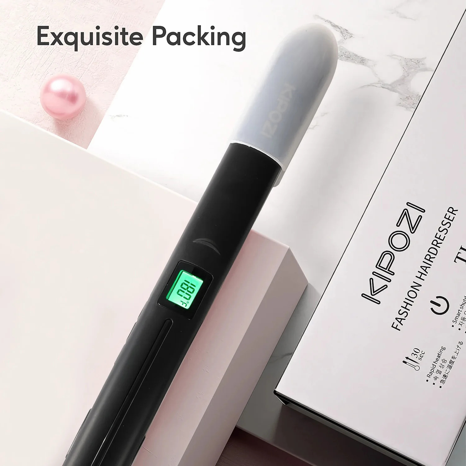 KIPOZI 2025 Electric Hair Brushes Professional Brush Hair Comb for Women Hair Straightener Brush Curler Hairbrush Iron 250529