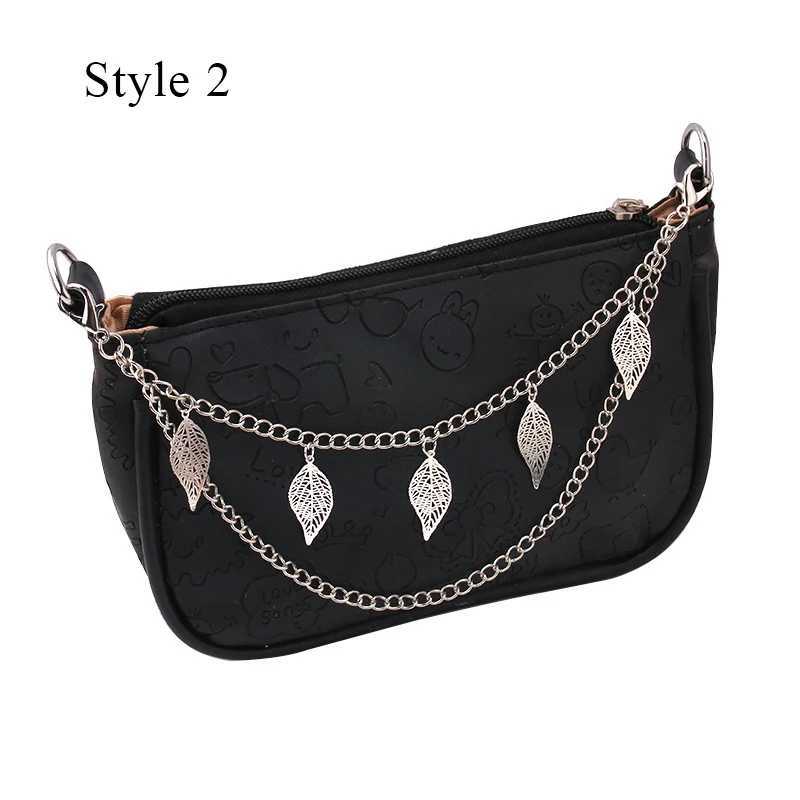 Multi-layer Metal Bag Chain Decor For Handbag Decorative Chain Exquisite Halloween DIY Purse Chain Replacement Bag Accessories W250604