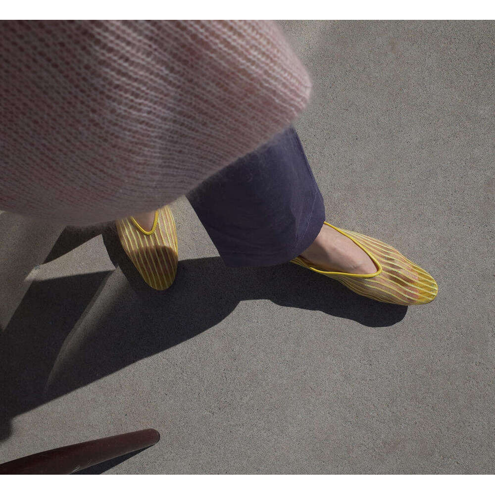 Sheepskin Version Niche Style Pointed Toe Mesh Flat Mary Jane for Women 2025 New Versatile Outdoor Single Shoes