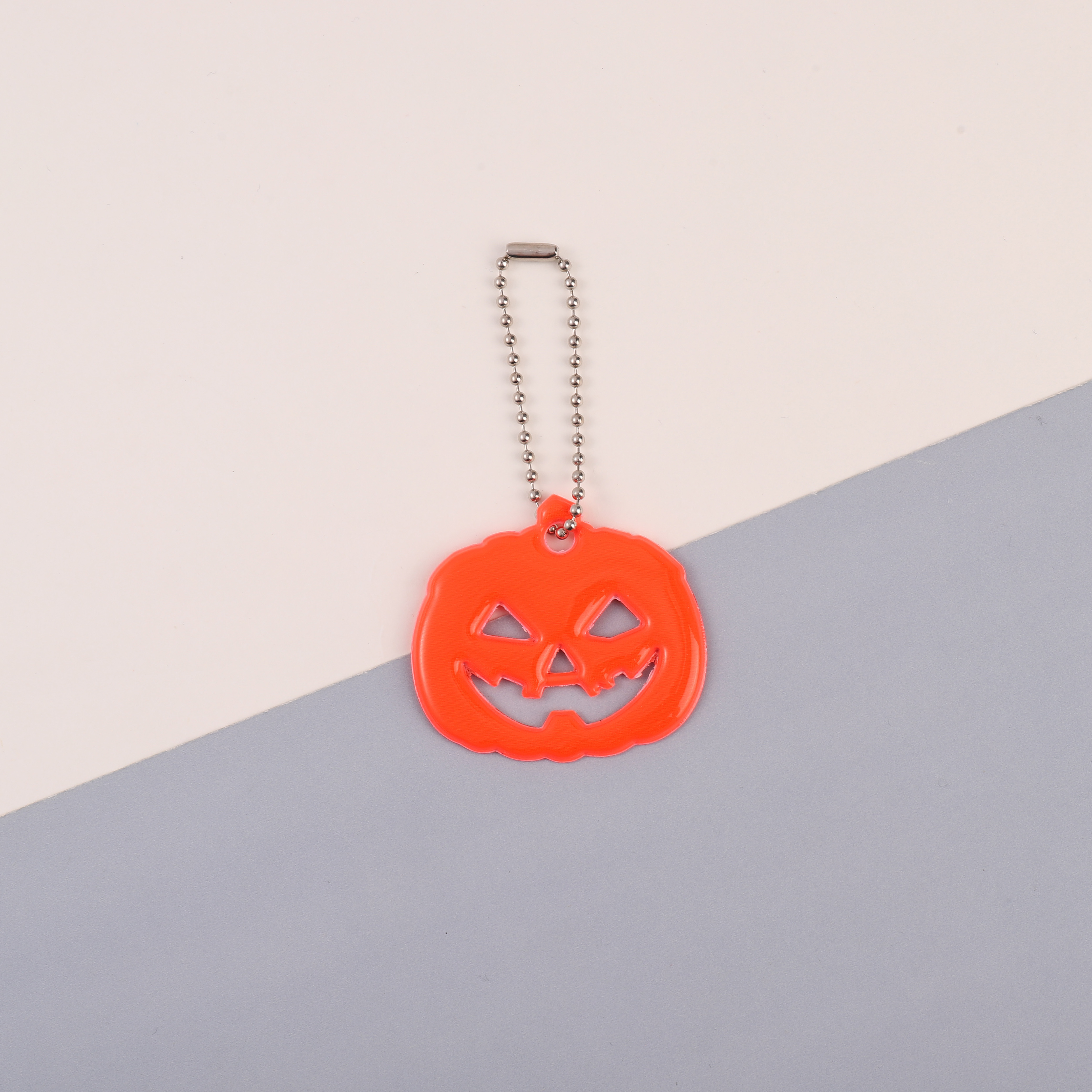 Halloween-Themed Pumpkin Nightlight Hanging Decoration with Creative Reflective Design
