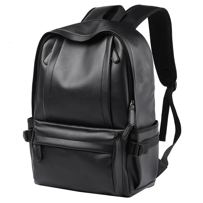 Leather Backpack for Men 14 inch Laptop Backpack Travel Daypack with USB Port Water Resistant Leather Business Daypack 250530