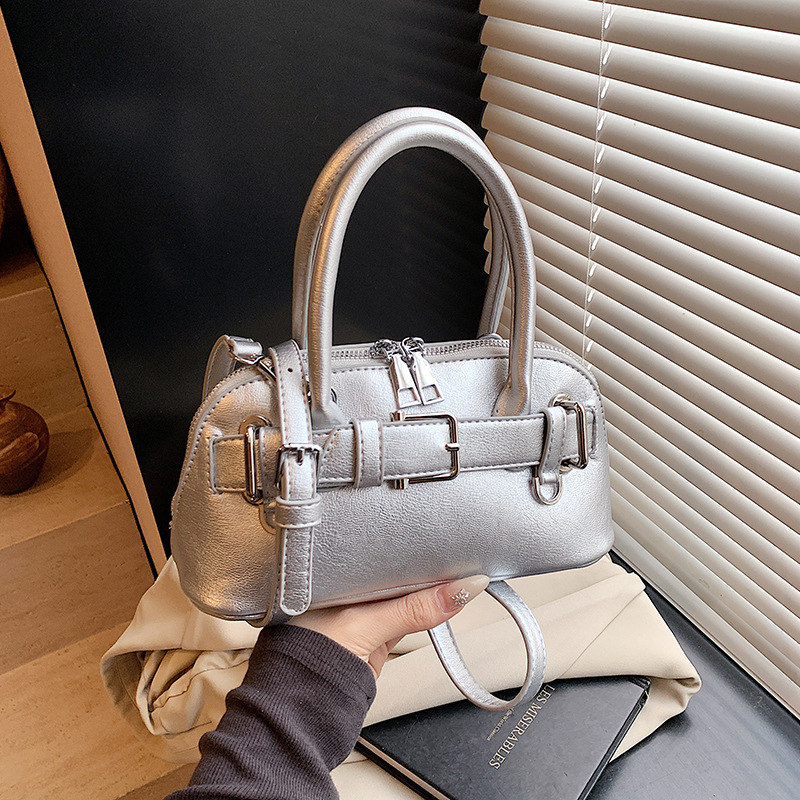 designer Korean Style Niche Handbag for Women 2025 New Fashion Versatile Shoulder Bag High-end Commuter Soft Leather Crossbody Bag