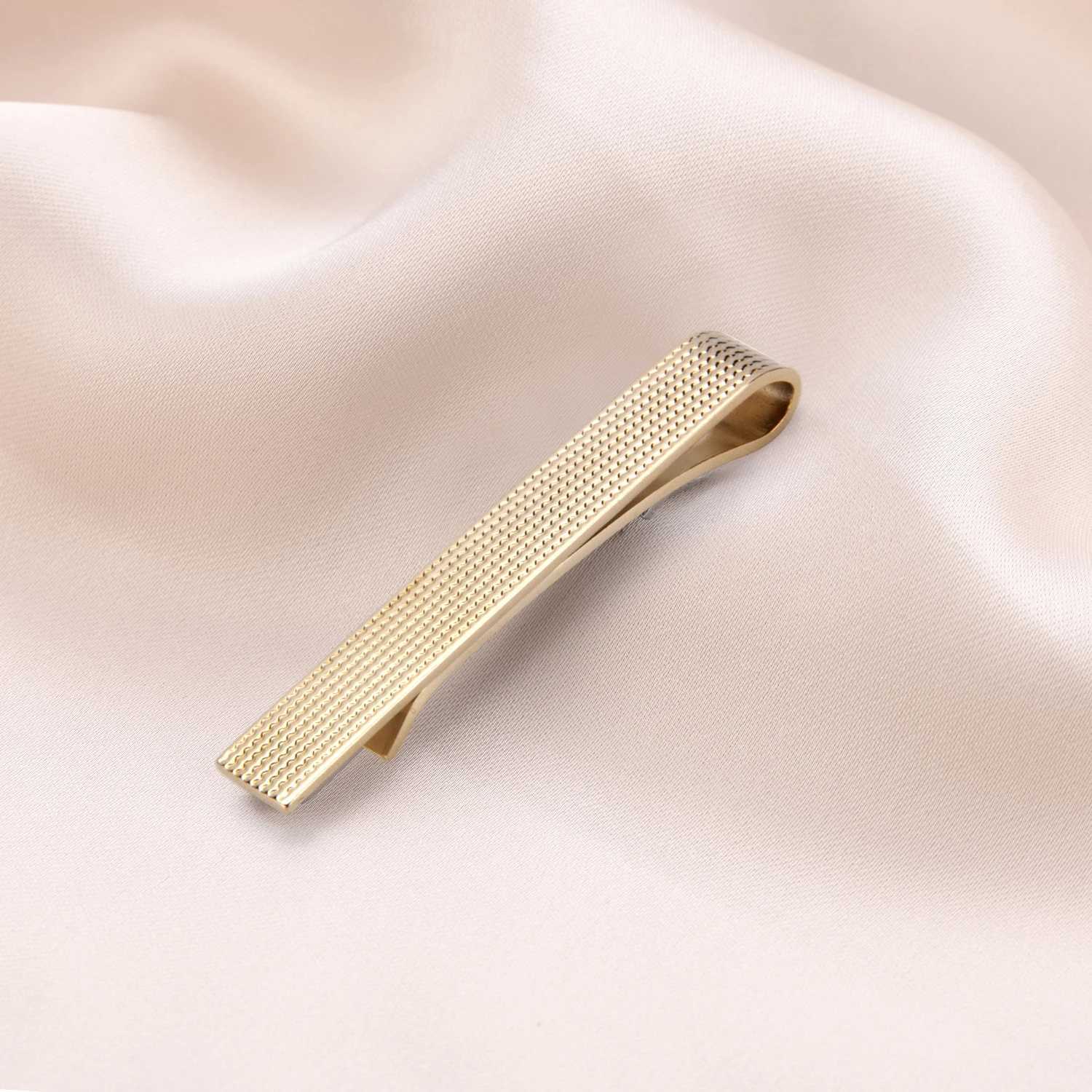 Simple Tie Clip Set Pin 5.5cm Wed Mens Tie Clip Minimalist Tie Clips And Cufflinks Necktie Metal Pins Groomsmen Gifts With Box W250604