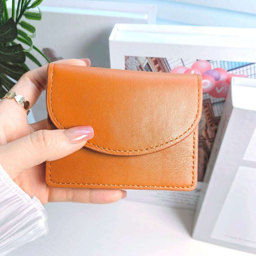 Macaron Color Thin Coin Purse Simple Versatile High-end Elegant Style