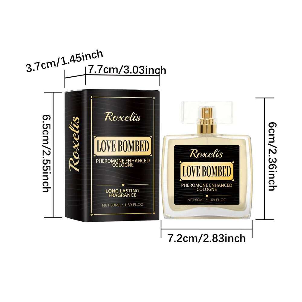 free shipping Roxelis 50ml Long Lasting Pheromone Men Cologne Fragrance Deodorant Mist Glamour Flirting Scent Romantic Dating Perfume