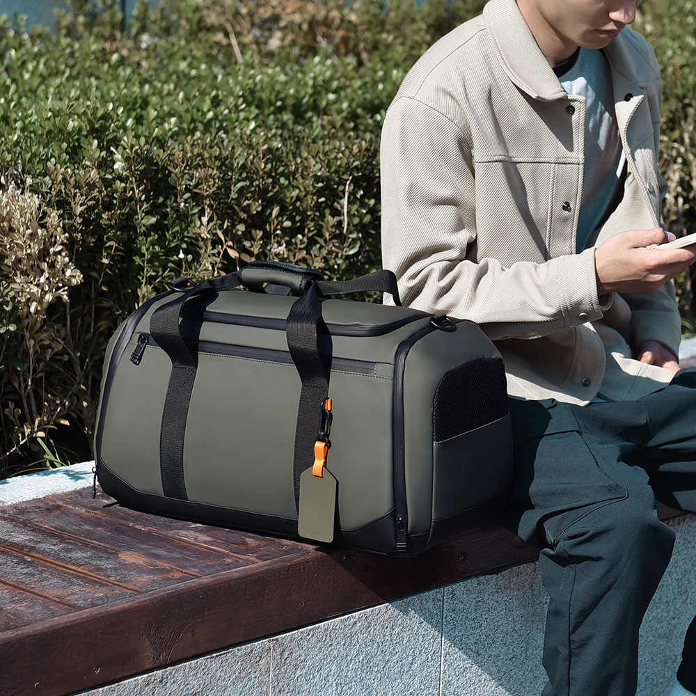 Men's Dry and Wet Separation Training Sports Thickened Handheld Lage Short Trip Travel Bag Independent Shoe Compartment Swimming