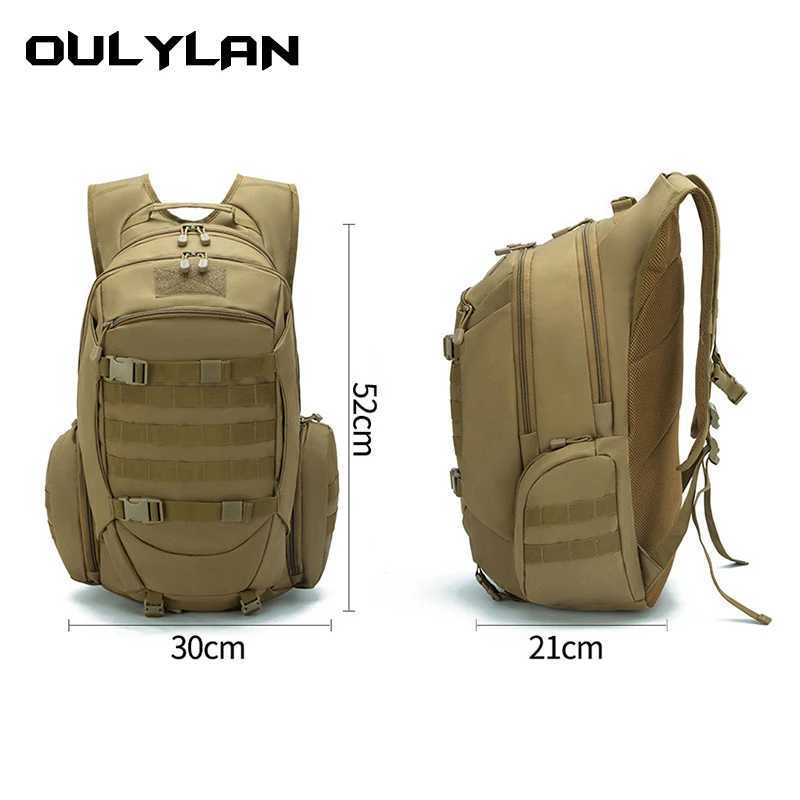 55L Tactics Backpack High Capacity Camping Backpacks Outdoor Army Camouflage Shoulder Bag Multifunction Fashion W250603