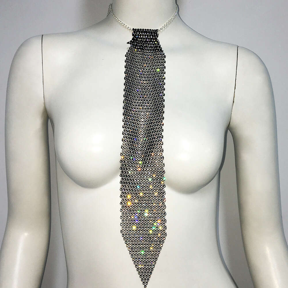 Fashionable Unique Hot Girl Club Accessory: Rhinestones & Multilayered Nettie Design