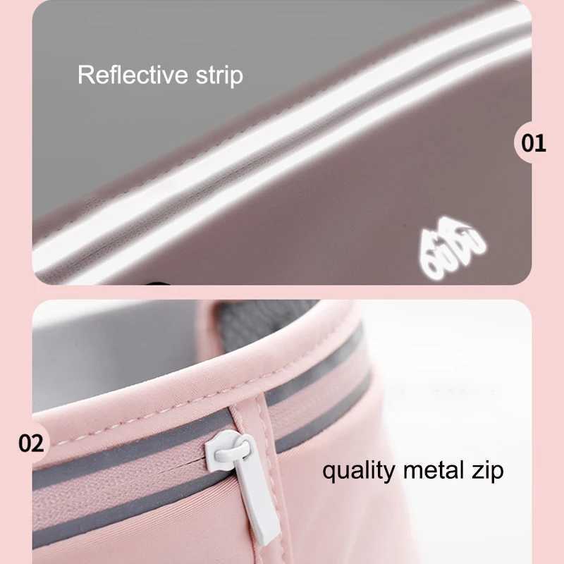 Sports Fanny Pack Women Running Belt Waist Bag Men Waterproof Gym Banana Bags Phone Pouch Run Accessories W250604