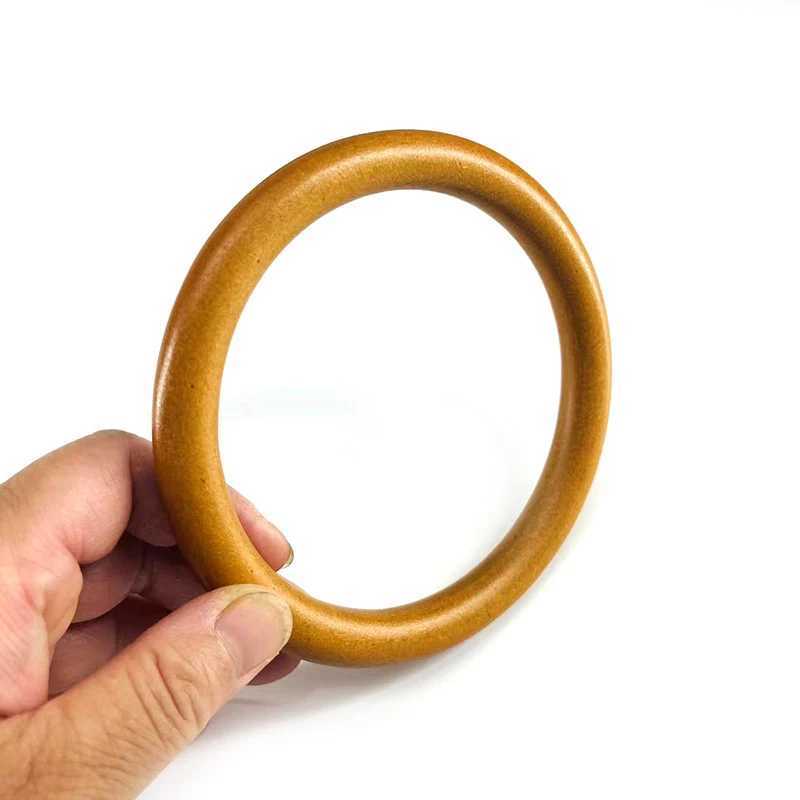 Round Wooden Handle For Handbag Solid Wood DIY Replacement Purse Luggage Handcrafted Accessories Making Bag Hanger Dropshipping W250604