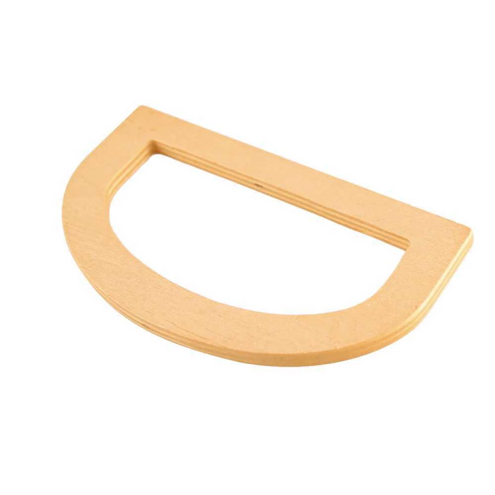 10Pcs D Shape Bag Handles DIY Replacement Handbag Tote Handles Purse Bags Bag Straps Wooden Bag Handle Accessories W250604