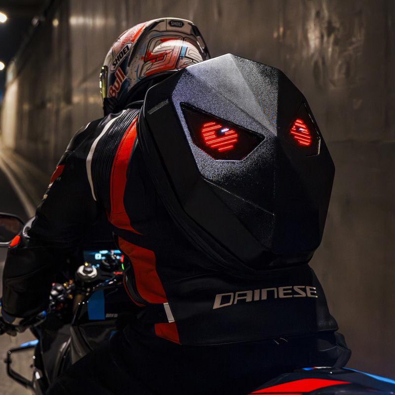 Free Shipping Cool Rider Motorcycle Backpack Outdoors With LED Light Sharingan Eyes Designer Bag Full Helmet Bag For Motorcycling
