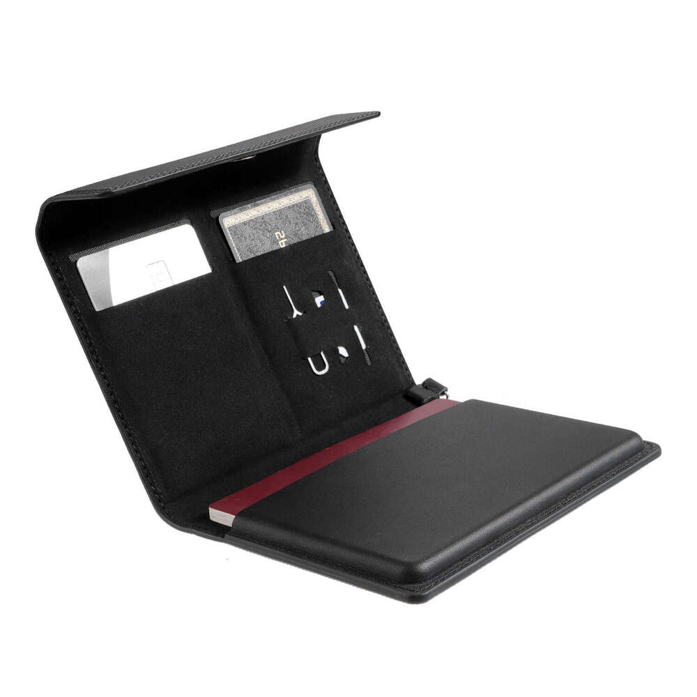 Leather Document Card RFID Anti-theft Multi-functional Case Travel Ticket Holder Passport Cover