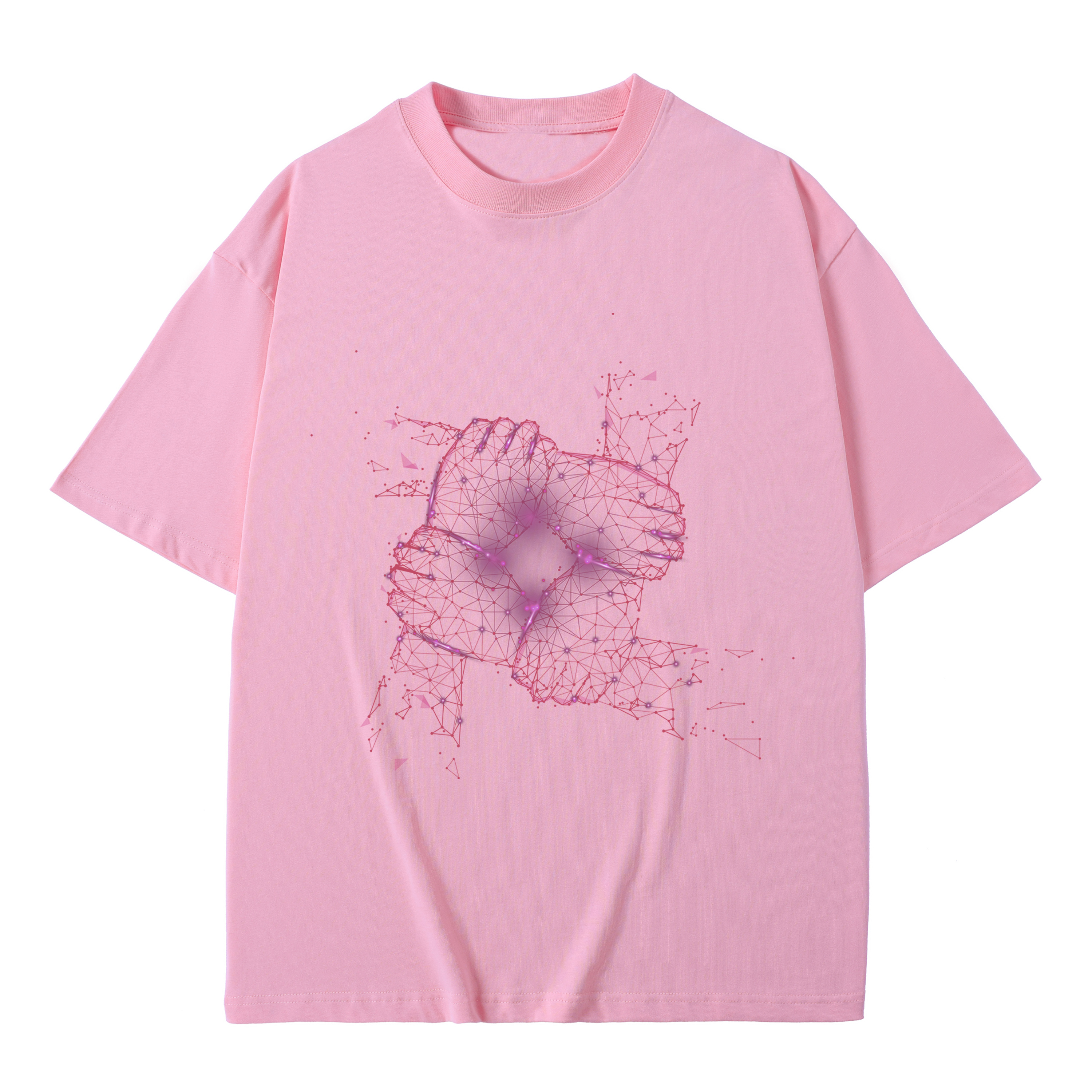 T-shirt men's top designer cotton T-shirt Silver the share short sleeved clothing high-quality fashionable T-shirt BROADTRUE