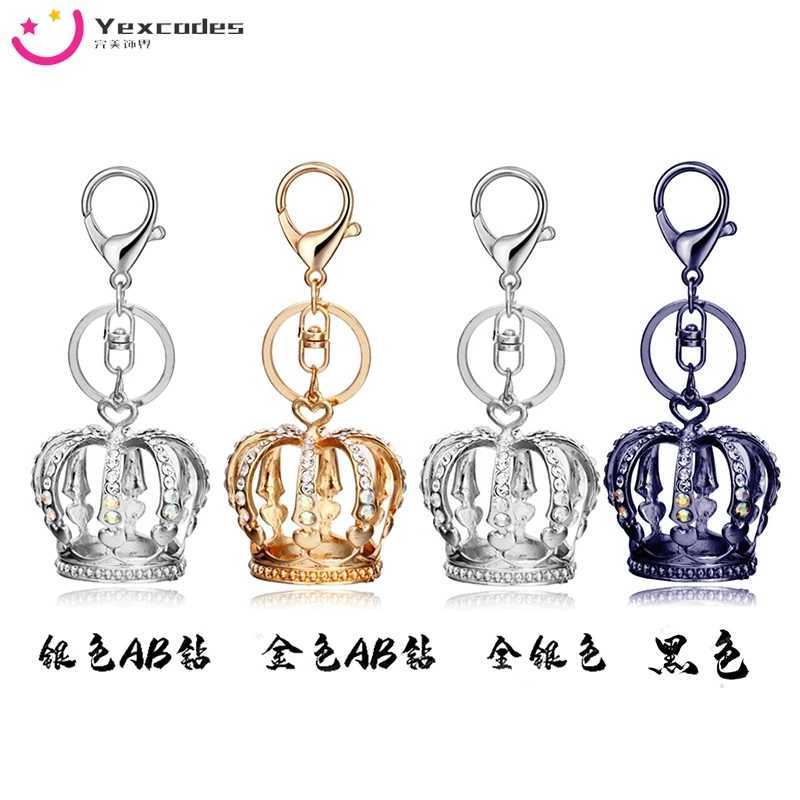 Crystal Crown.Keychain Sweater Chain Necklace.Car Pendant KeychainBackpack PendantClothing Accessory Sweater Chain Direct Sale. M250604