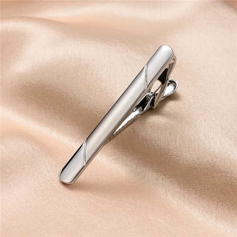Minimalist Tie Clip For Men Tie Clip To Man Shirt Business Party Gift Box Jewelry Mens Cuff Luxury Man Fashion Cufflinks Lawyer W250604