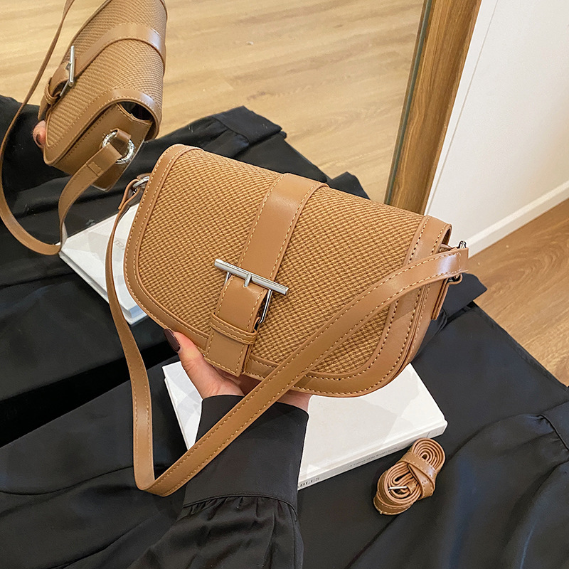 designer Niche Retro Saddle Bag 2025 Summer New Trend Underarm Bag Versatile Small Bag for Women Commuting Shoulder Crossbody Bag