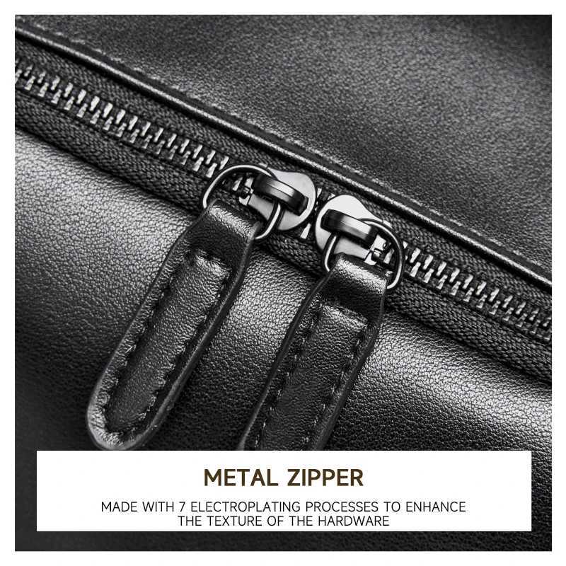 Travel Backpack Men High Quality Casual PVC Leather Waterproof Backpack Multifunction Large Capacity Bag Business School Fashion W250603