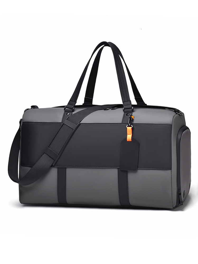 2025 New Large Capacity Men's Gym Water-Resistant Travel Business Handbag Dry-Wet Separation Bag