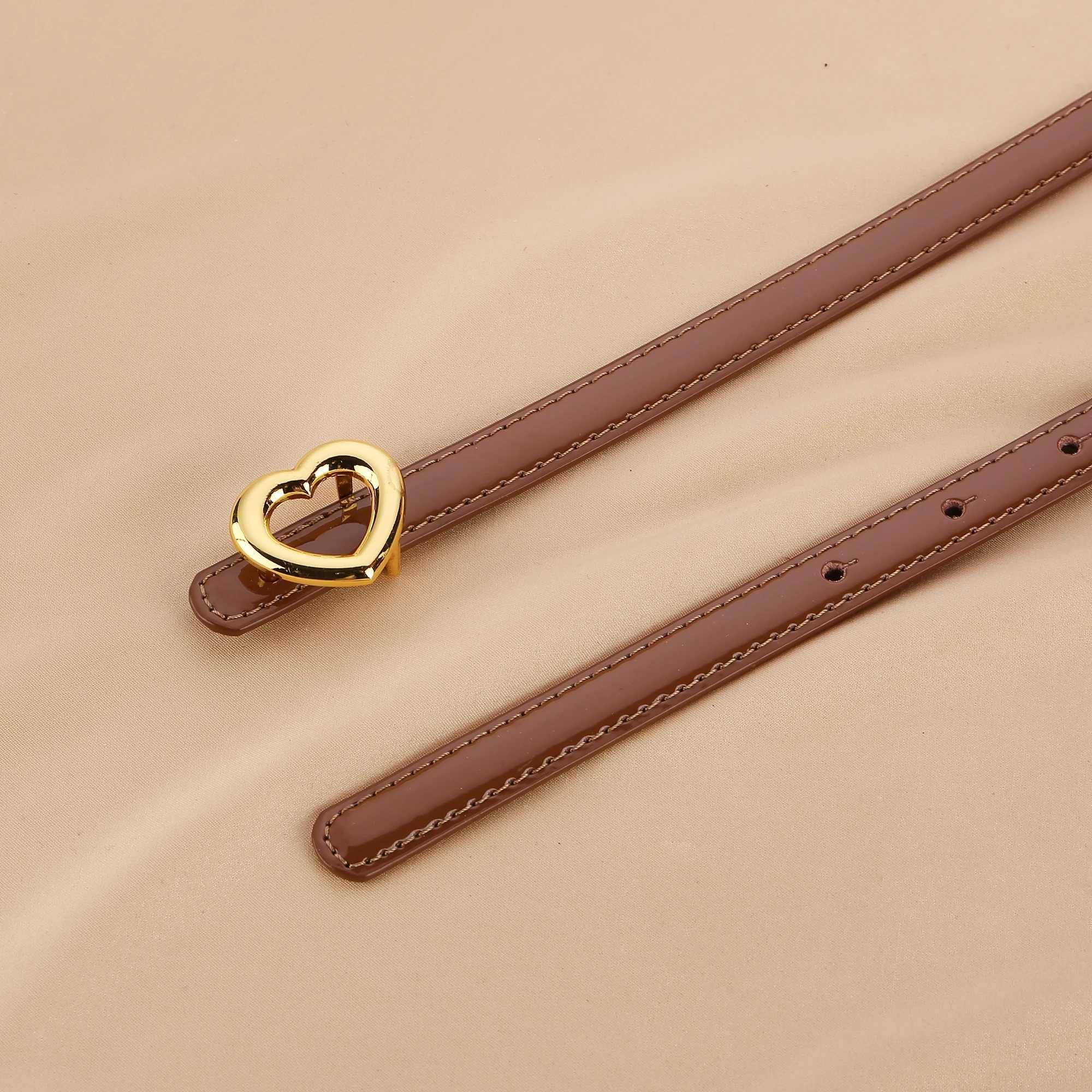 Genuine Leather Women Fashion Belt Metal Buckle Waistband For Dress Jeans Golden Buckle Adjustable Luxury Women Belts W250604