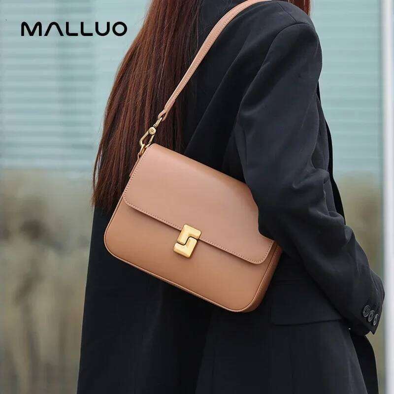 Women's Bags Designer Women's Natural Cowhide Fashion Square Female Cow Genuine Leather Crossbody Bag Ladies Retro Casual Commuting Handbags