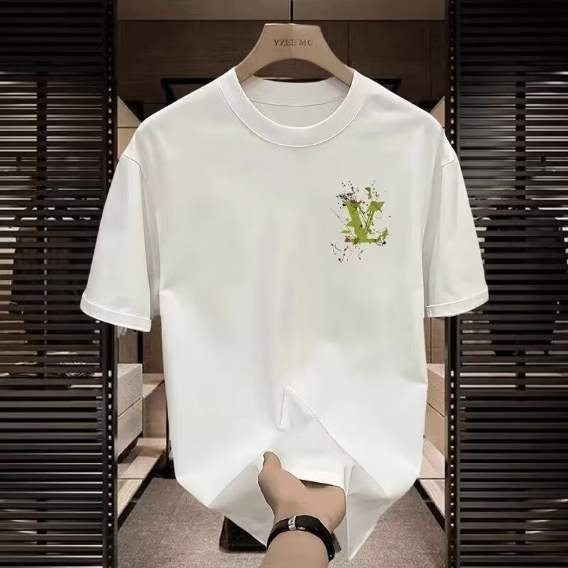 2025 hot Free shipping designer T shirt for women men Summer New printing Structured crisp casual short sleeved top with loose fit plus size S 5xl