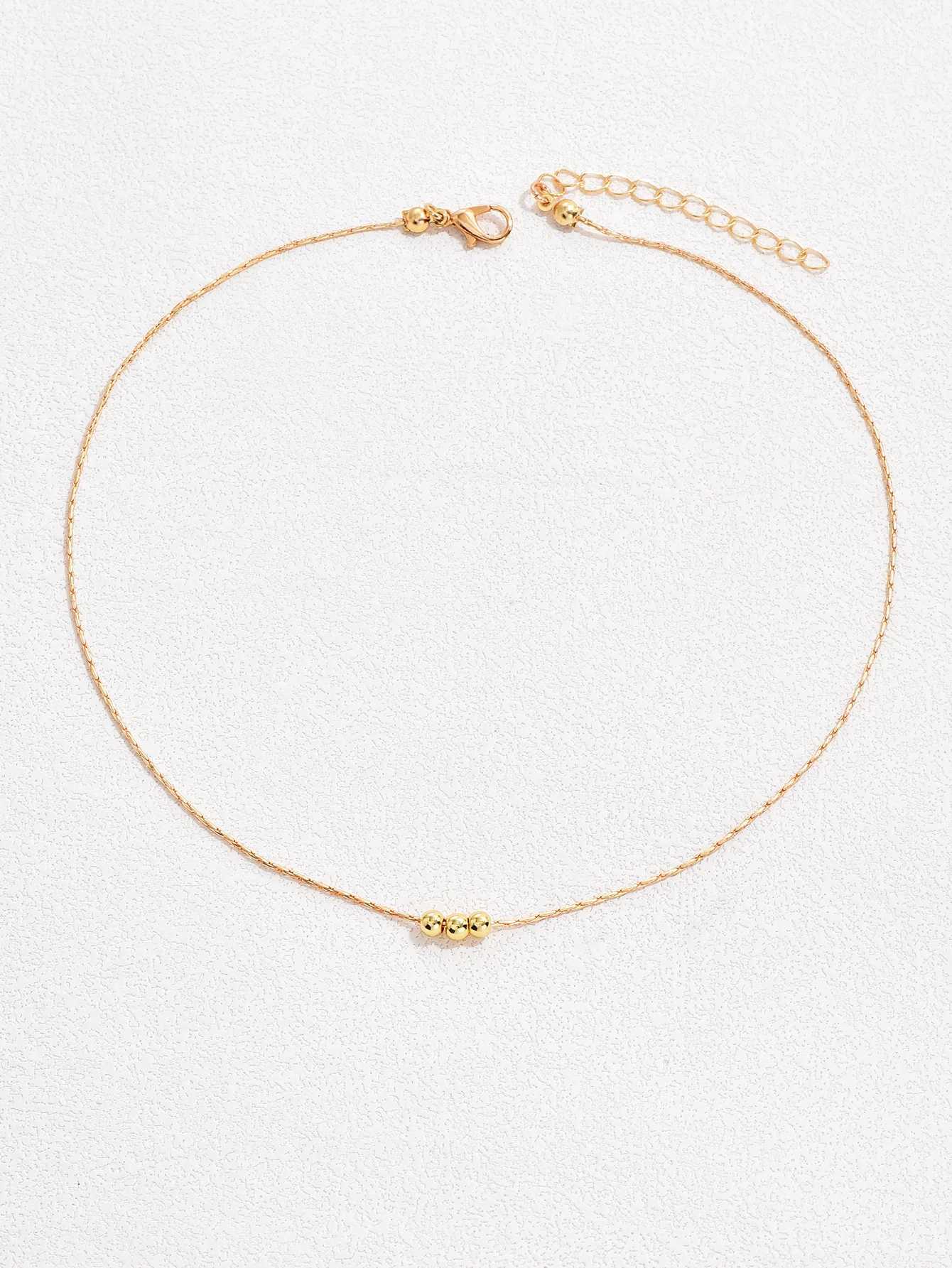 Stainless Steel Necklaces New Trend Gold Color Silver Color Metal Charms Pendants Chains Fashion Necklace For Women XJ250604