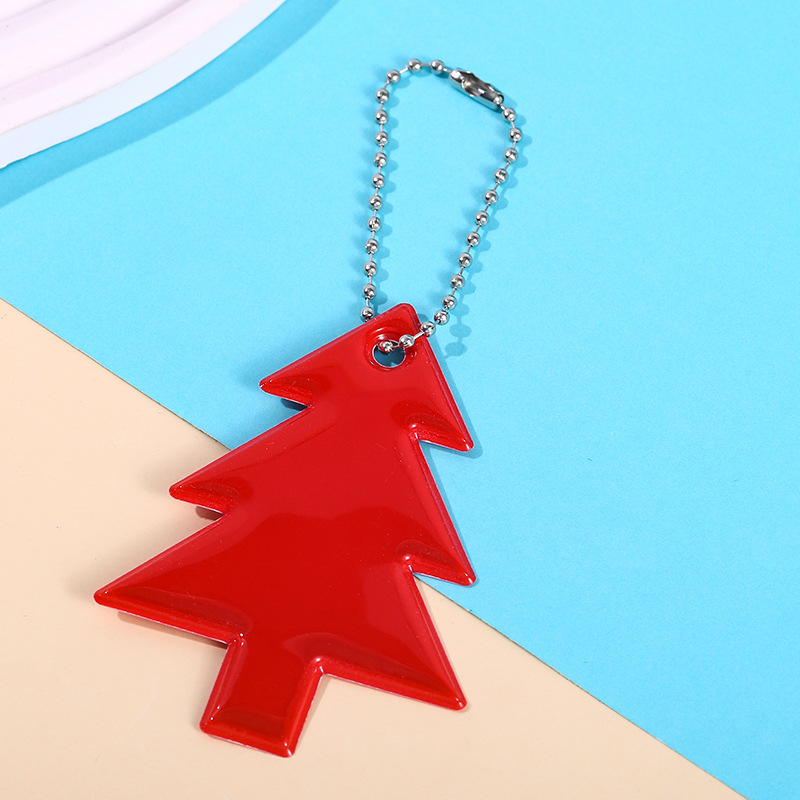 Christmas Tree Shaped Glow-in-the-Dark Backpack Pendant - Perfect Holiday Decorations with Multiple Color Options