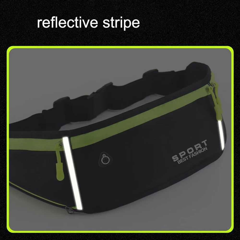 Running Belt Waist Bag with Water Bottle Holder Sports Fanny Pack for Women and Men Hydration Phone Holder Pouch Banana Bag W250604