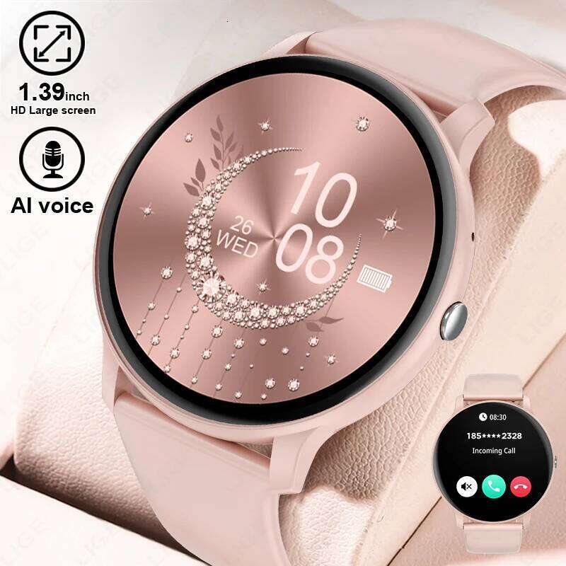 LIGE Smart Watch Women Men Bluetooth Call Sports Fiess Watches Heart Rate Health Monitor Smartwatch Ladies For Android iOS New