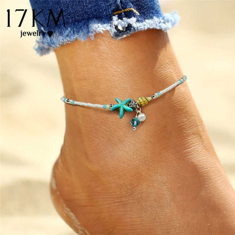 Bohemian Gold Silver Color Butterfly Anklets For Women Fashion Beads Anklet Summer Beach Ankle Bracelet Foot Chain Jewelry W250604