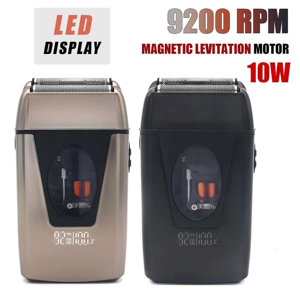 Mens Electric With 9200Rpm Magnetic Levitation Motor And LCD Display Professional Barber Shaver For Barbershop