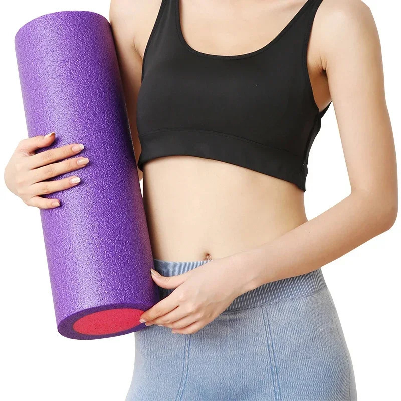 Solid Yoga Block Massage Stick EPE Eco-friendly Fitness Foam Roller Muscle Relaxation Gym Equipment Pilates Body Exercises 250603