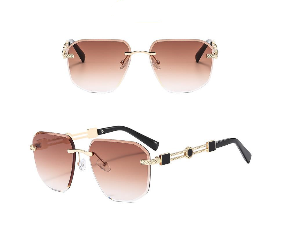 Designer Sunglasses For Women Men Fashion Sunglasses Luxury Polarized Lens Goggle Pilot PC Frame Oversized UV400 Eyewear Luxury Style Sunglasses DK778