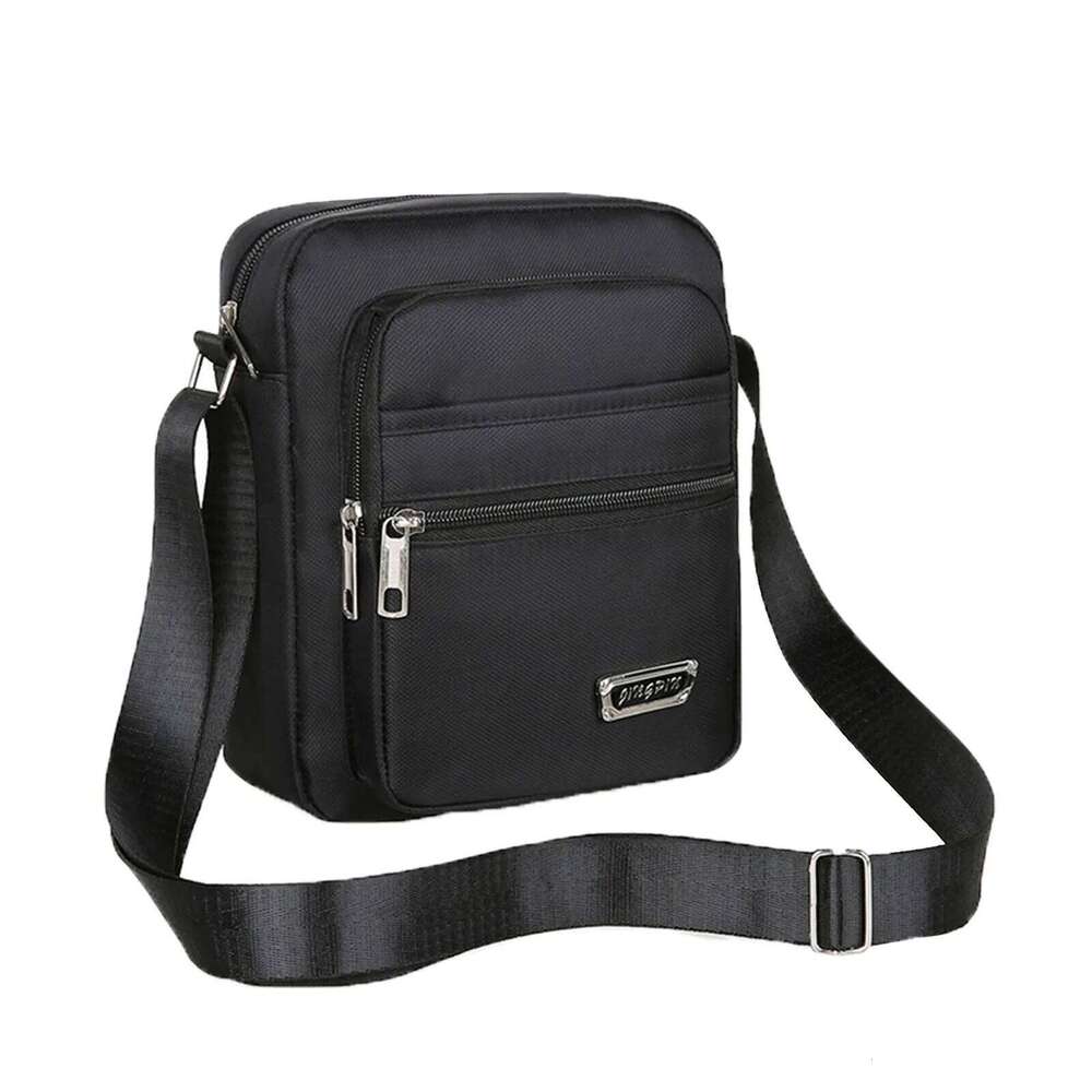 Four Layer Zipper Waterproof Single Shoulder Messenger Business Bag Wallet