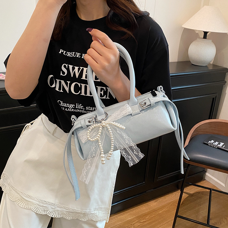 designer Korean Niche Trendy Fashion Handbag Baguette Bag for Women 2025 Spring Summer New High-end Casual Shoulder Crossbody Bag