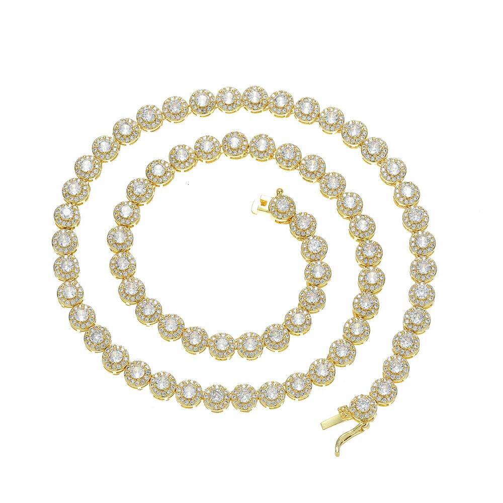 6MM Round CZ Tennis Chain Necklace for Women Fashion Accessory BC246