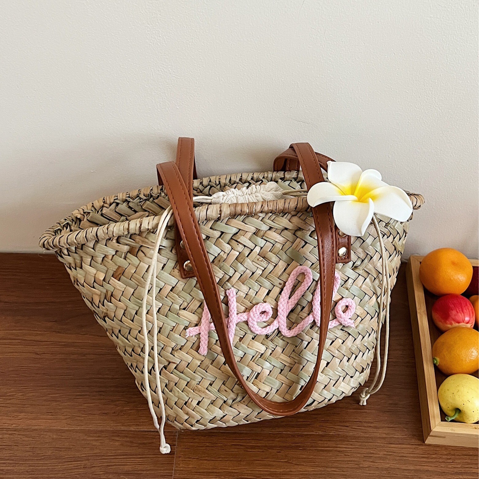 designer Beach Vacation Bag 2025 New Handwoven Shoulder Bag Large Capacity Beach Tote Basket Straw Bag