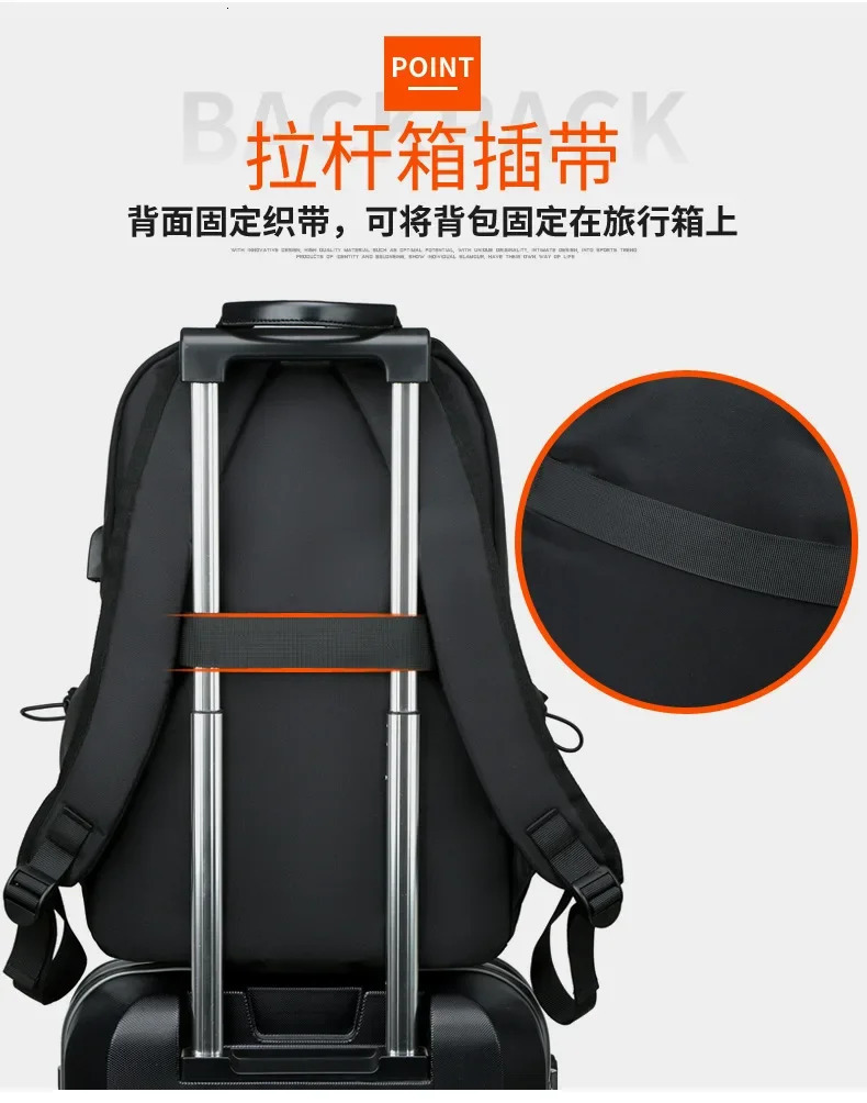 Backpack Mens Business Backpacks Outdoor Oxford Cloth Computer Bag Leisure Student Travel Bag Schoolbag mochila 250530
