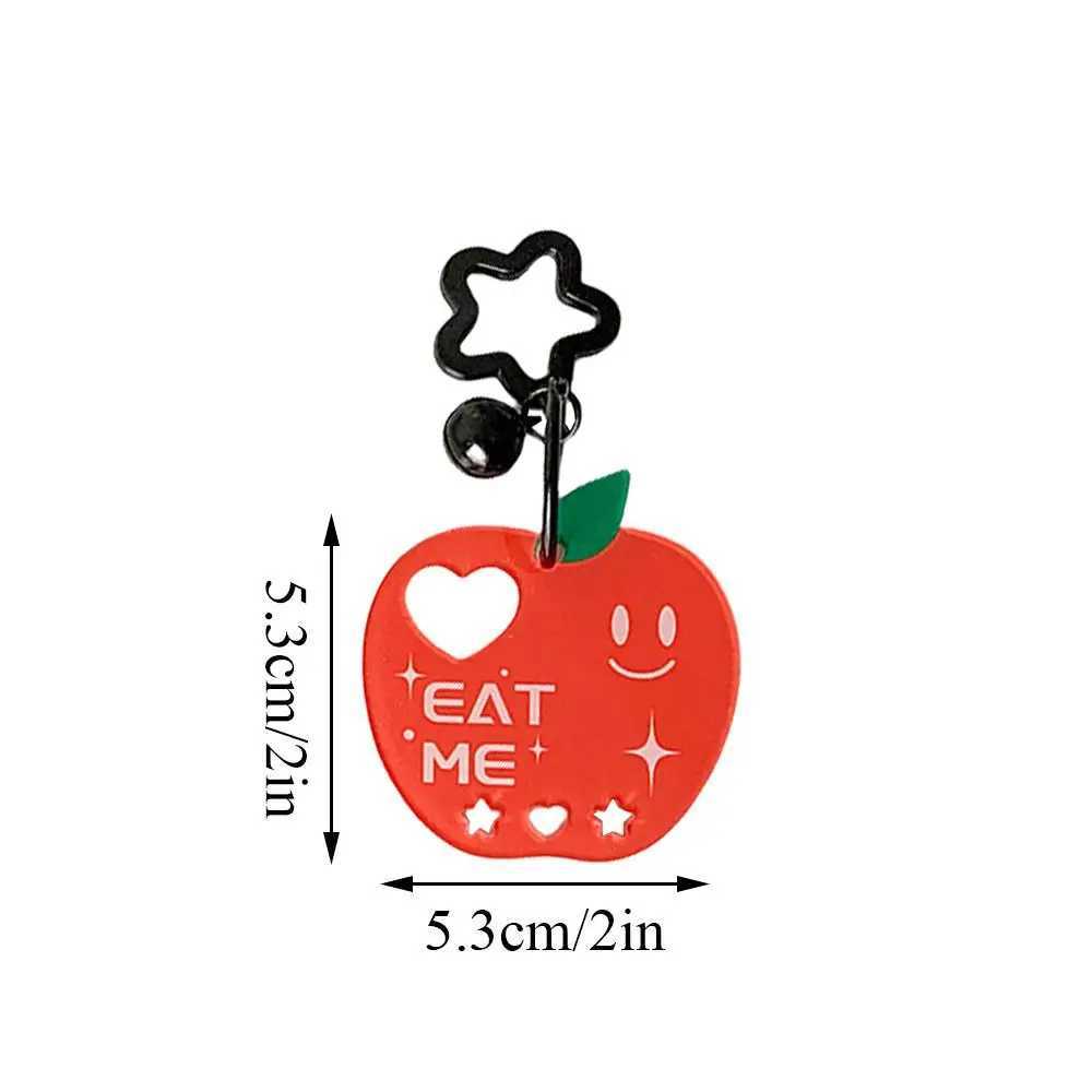 Cute Acrylic Fruit Shape Bag Pendant Backpack Decor Keychain Decoration Keychain DIY Scrapbook Ita Bag Decor Accessory W250604