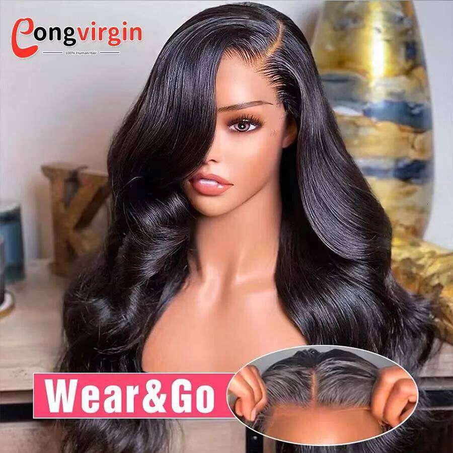 And Go 5X5 9X6 Body Wave Glueless Wig Human Hair Ready To Wear 360 13x6 Brazilian Hd Lace Front Wigs For Women Preplucked