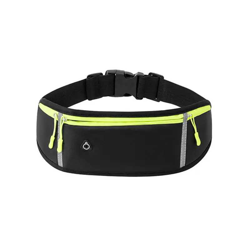 Running Waist Bag With Hidden Pouch For Men And Women Sports Belt Pouch Mobile Phone Case Gym Sport Bags Running Belt Waist Pack W250604