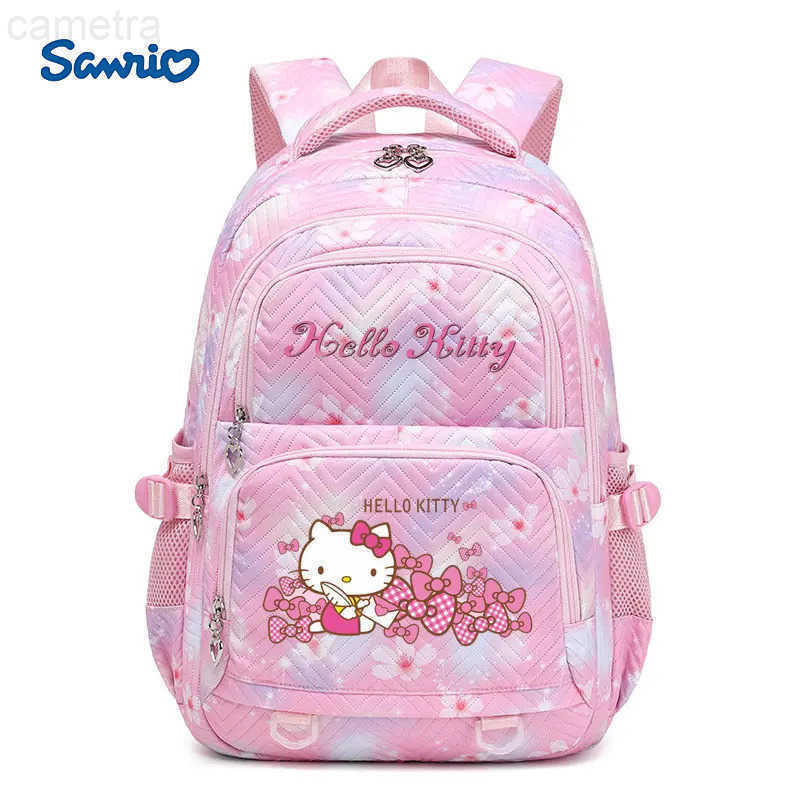 Sanrio Cute Hello Kitty Boys Girls School Backpack For Teenage Youth Girls Kawaii Student Kids Rucksack Laptop Books Bag Mochila XJ250604