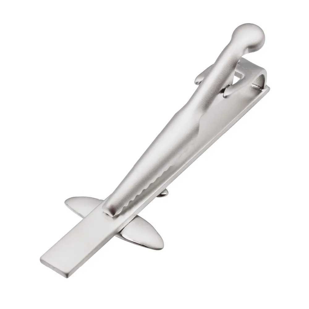 2.2 inch airplane tie clip for men classic novelty tie bar spitfire fighter design tie pin clip mens tie business accessories W250604