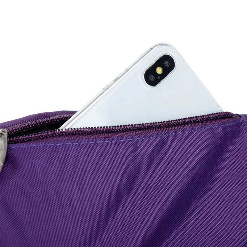 Outdoor Waist Bag Waterproof Waist Bum Bag Running Jogging Belt Pouch Zip Fanny Pack Mobile Phone Bag Oxford Cloth Chest Bag W250604