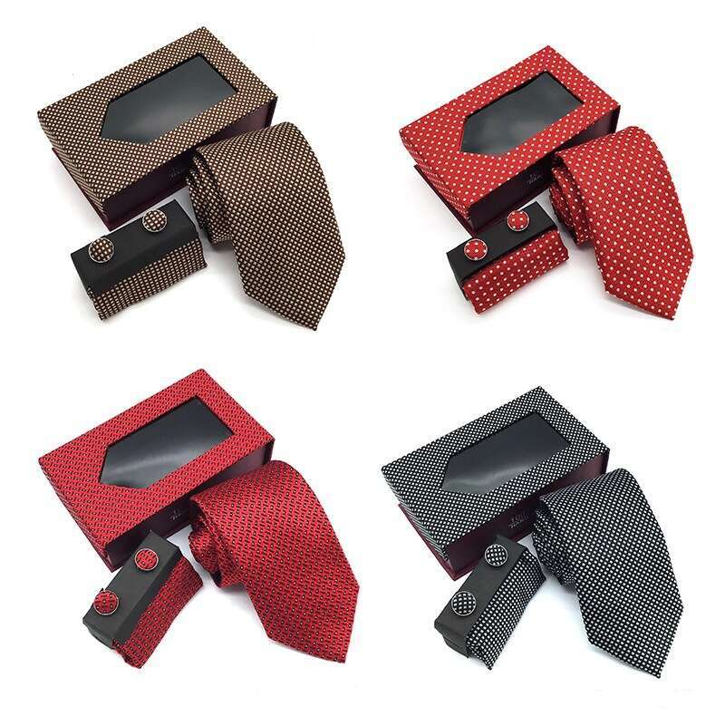 Stylish Mens Paisley Print Ties for Weddings - Complete Set in Elegant Packaging