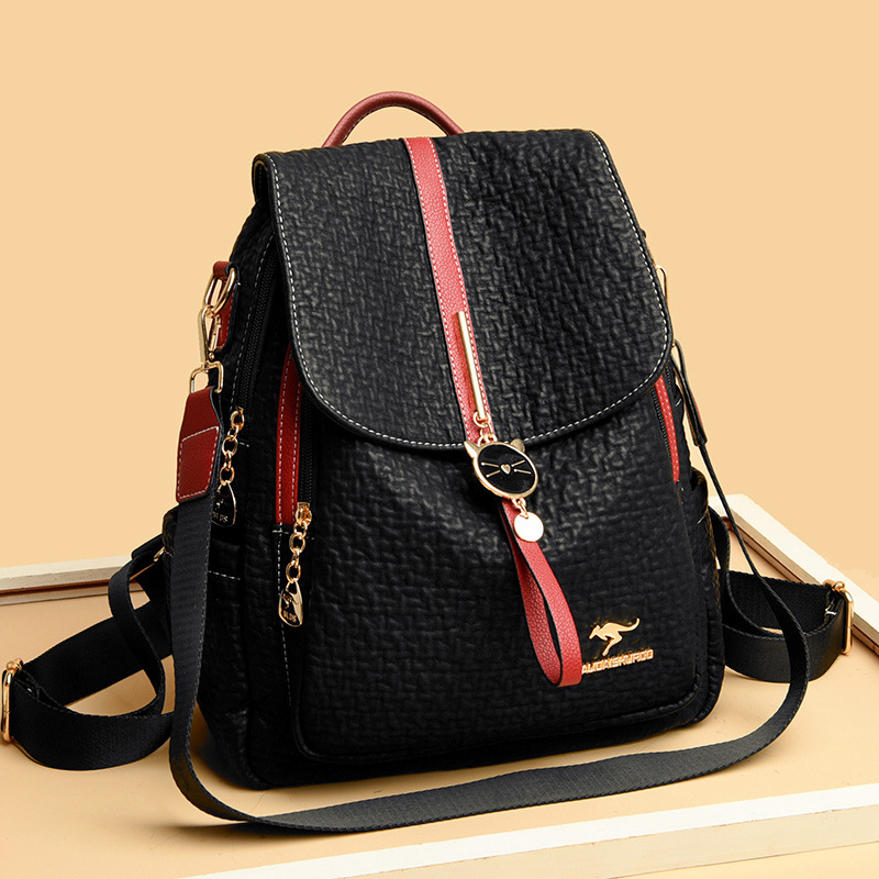 Free Shipping Backpack New Fashion Versatile Women's Bag Simple Versatile Large Capacity Outdoors Student Designer Bag Backpack Simple Crossbody 