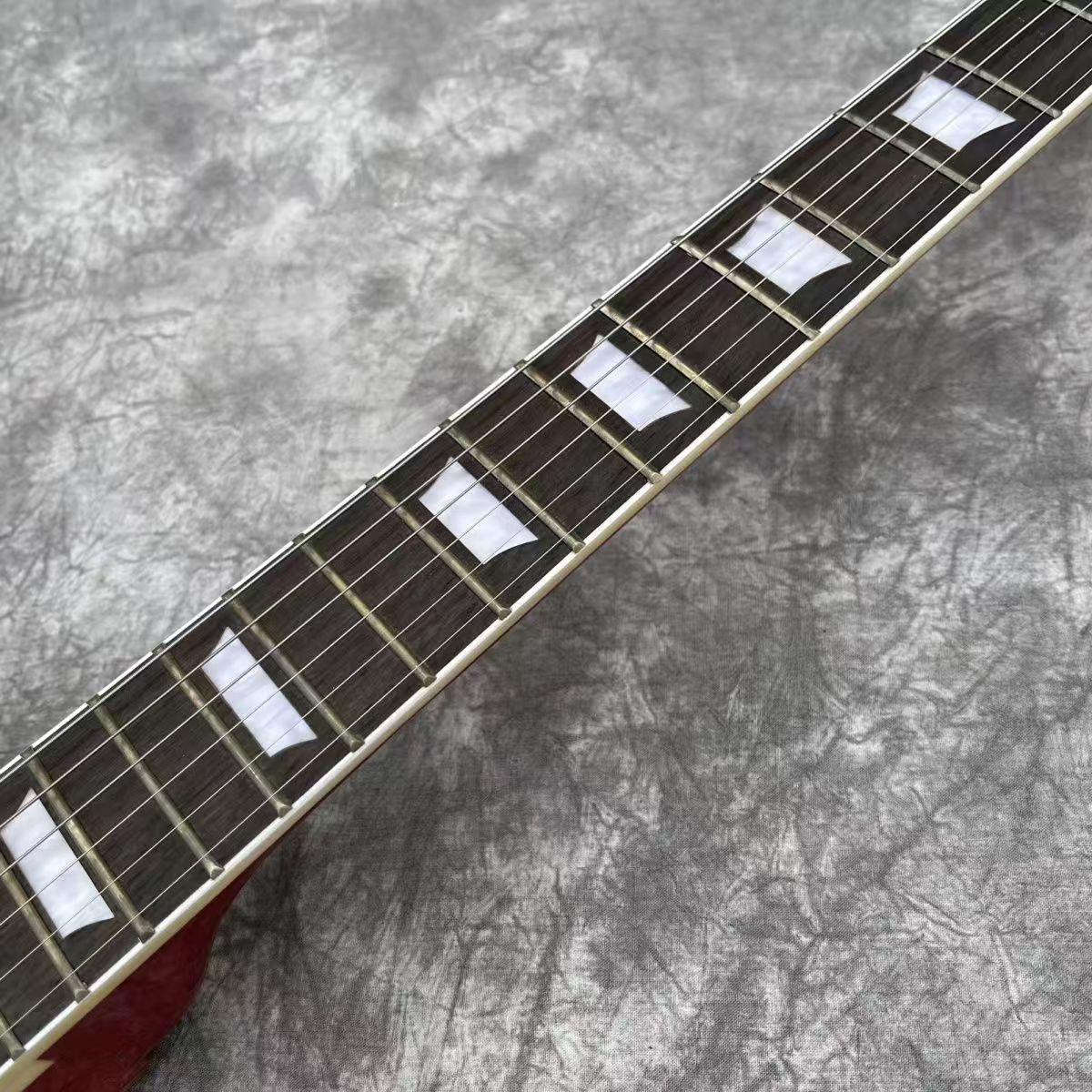 Customizable Electric Guitar - Unique Tiger Striped Finish